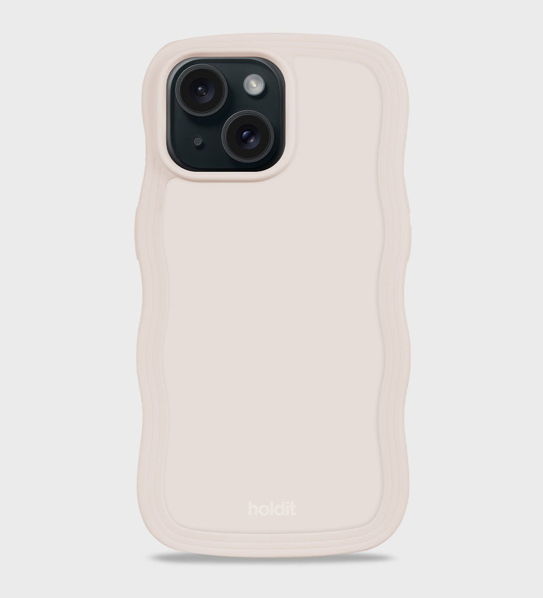 Kryt na iPhone HOLDIT Wavy Light Beige | Lavly.cz