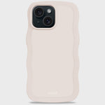 Kryt na iPhone HOLDIT Wavy Light Beige | Lavly.cz