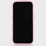 Kryt na iPhone HOLDIT Wavy Pink / Transparent | Lavly.cz