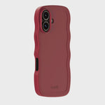 Kryt na iPhone HOLDIT Wavy Red Velvet | Lavly.cz