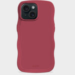 Kryt na iPhone HOLDIT Wavy Red Velvet | Lavly.cz