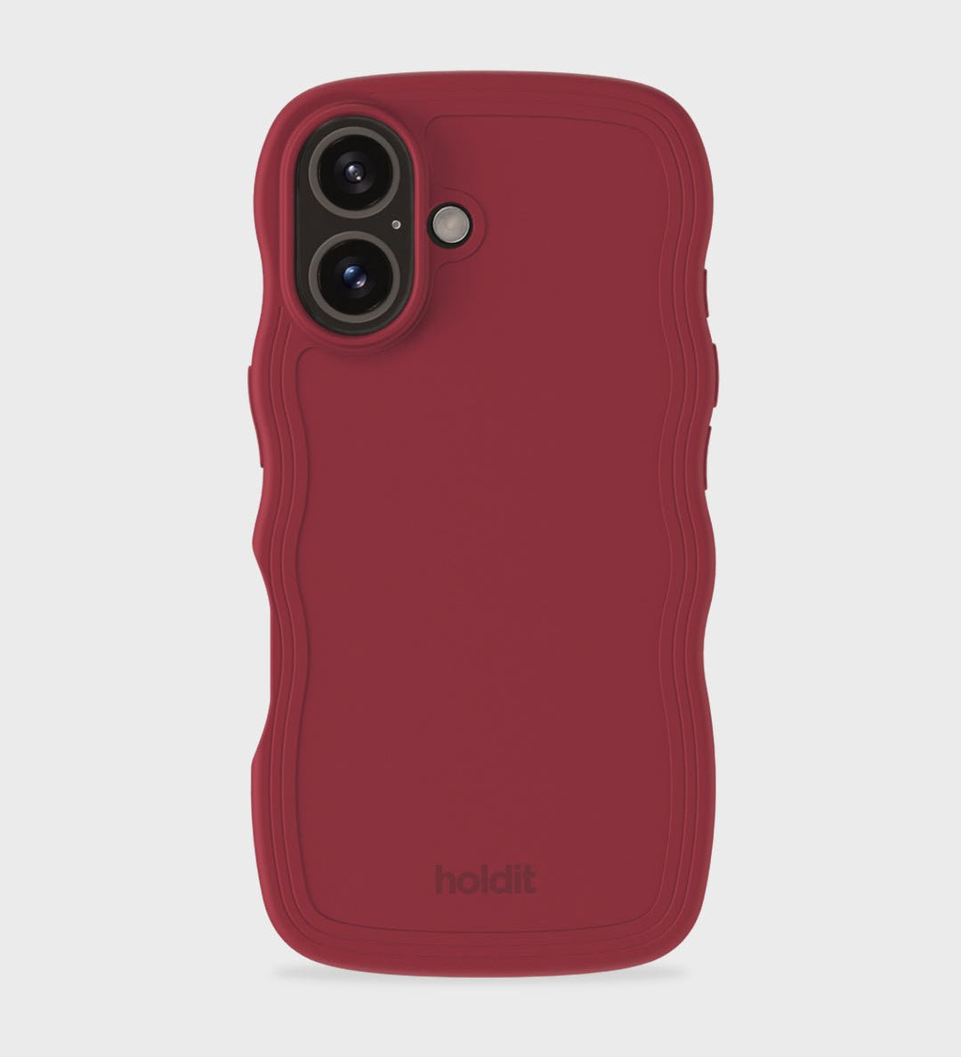 Kryt na iPhone HOLDIT Wavy Red Velvet | Lavly.cz