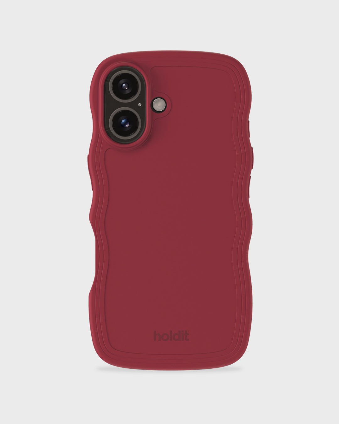 Kryt na iPhone HOLDIT Wavy Red Velvet | Lavly.cz