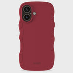 Kryt na iPhone HOLDIT Wavy Red Velvet | Lavly.cz