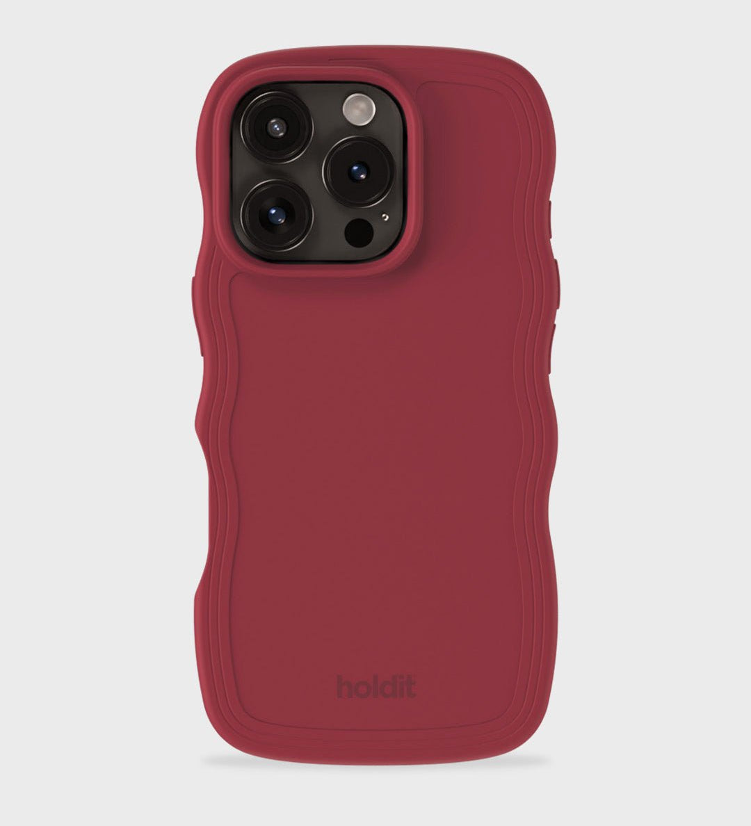 Kryt na iPhone HOLDIT Wavy Red Velvet | Lavly.cz