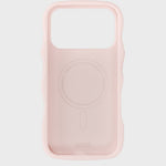 Kryt na iPhone HOLDIT Wavy Silicone MagSafe Ballerina Pink | Lavly.cz