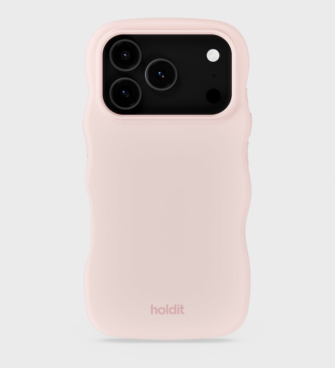 Kryt na iPhone HOLDIT Wavy Silicone MagSafe Ballerina Pink | Lavly.cz