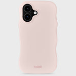 Kryt na iPhone HOLDIT Wavy Silicone MagSafe Ballerina Pink | Lavly.cz