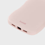 Kryt na iPhone HOLDIT Wavy Silicone MagSafe Ballerina Pink | Lavly.cz