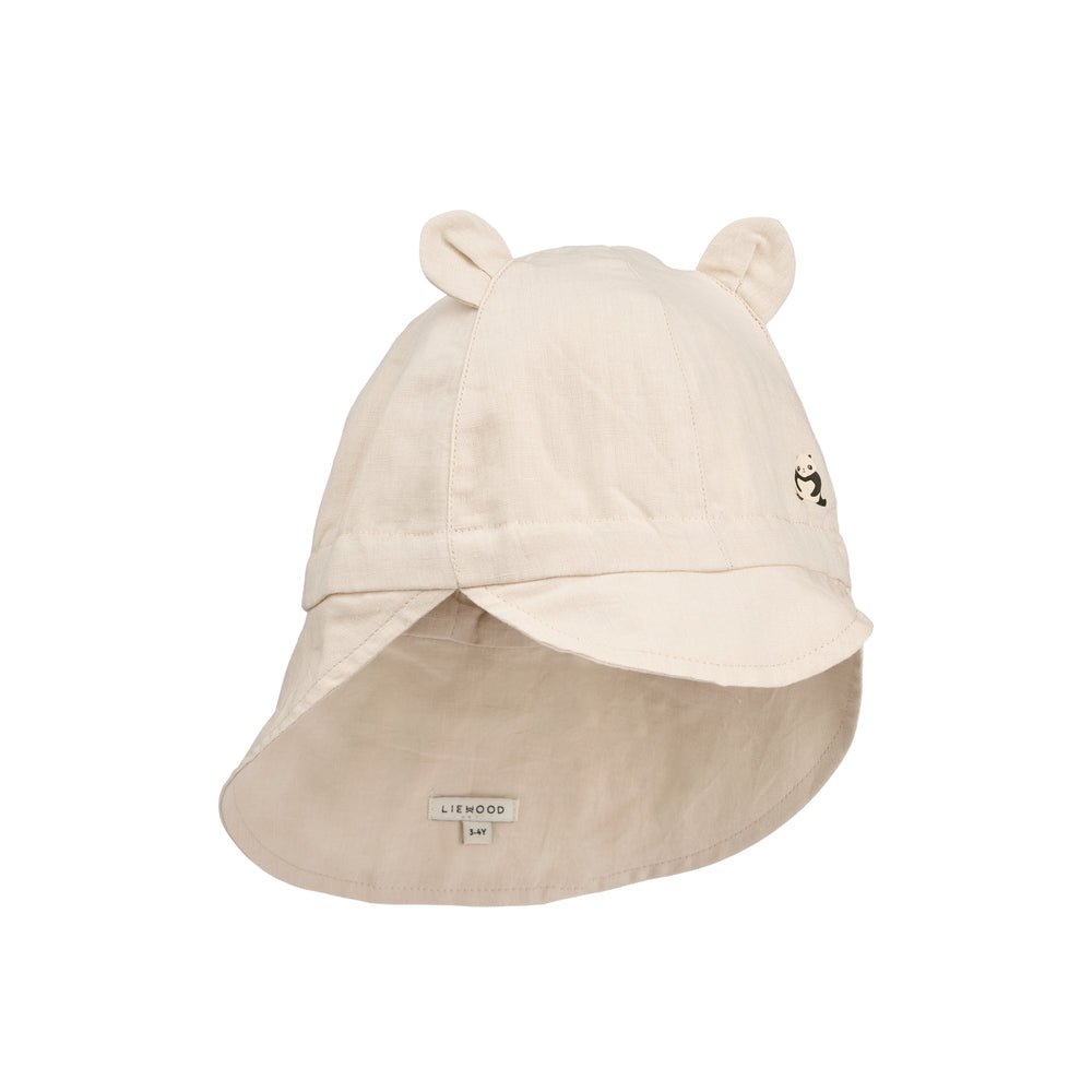 Letní klobouk LIEWOOD Gorm Linen Panda / Sandy | Lavly.cz