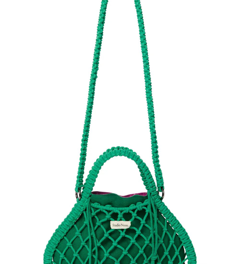Macrame kabelka STUDIO NOOS Mini Handbag Green Purple Green | Lavly.cz
