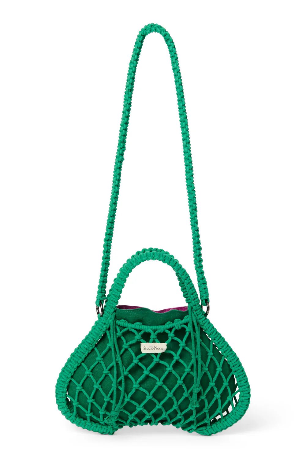 Macrame kabelka STUDIO NOOS Mini Handbag Green Purple Green | Lavly.cz