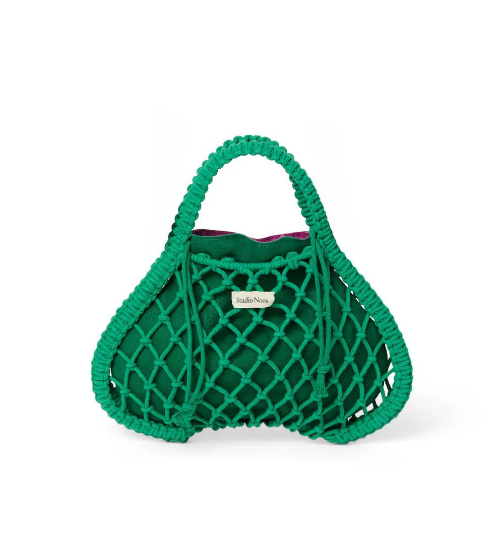 Macrame kabelka STUDIO NOOS Mini Handbag Green Purple Green | Lavly.cz