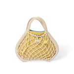 Macrame kabelka STUDIO NOOS Mini Handbag Natural Blue Yellow | Lavly.cz
