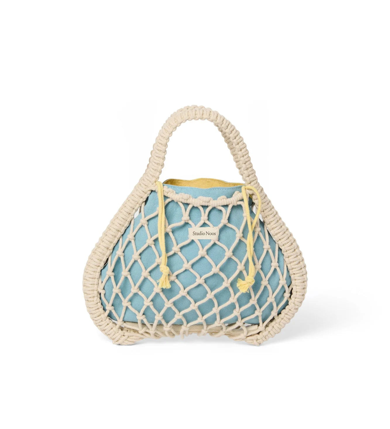 Macrame kabelka STUDIO NOOS Mini Handbag Natural Blue Yellow | Lavly.cz