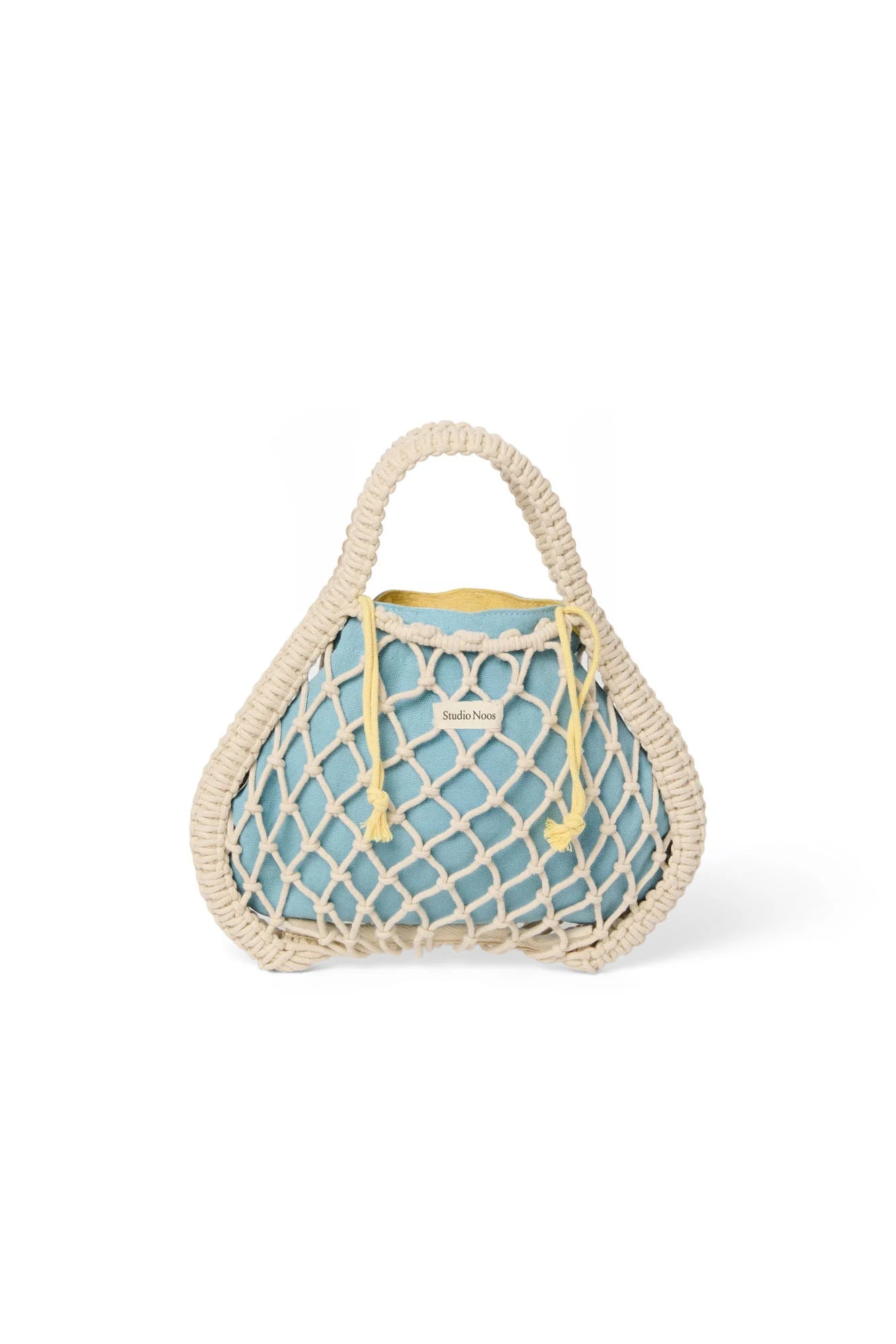 Macrame kabelka STUDIO NOOS Mini Handbag Natural Blue Yellow | Lavly.cz