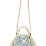 Macrame kabelka STUDIO NOOS Mini Handbag Natural Blue Yellow | Lavly.cz
