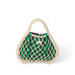 Macrame kabelka STUDIO NOOS Mini Handbag Natural Purple Green | Lavly.cz