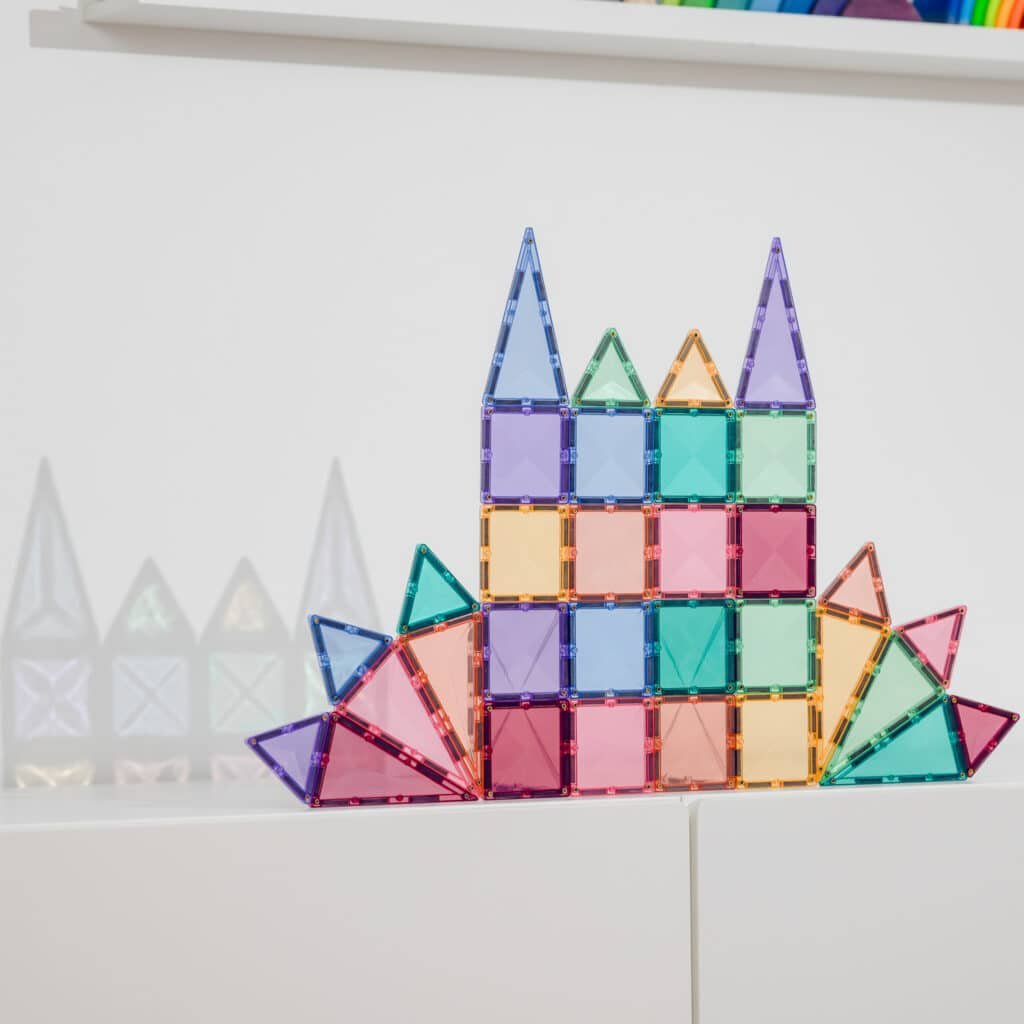 Magnetická stavebnice CONNETIX Pastel Mini Pack 32 dílů | Stylové doplňky pro děti a ženy | Lavly.cz