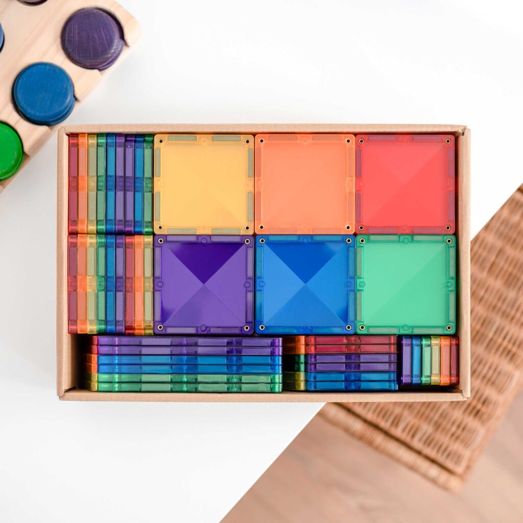 Magnetická stavebnice CONNETIX Rainbow Creative Pack 102 dílů | Stylové doplňky pro děti a ženy | Lavly.cz
