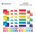 Magnetická stavebnice CONNETIX Rainbow Creative Pack 102 dílů | Stylové doplňky pro děti a ženy | Lavly.cz