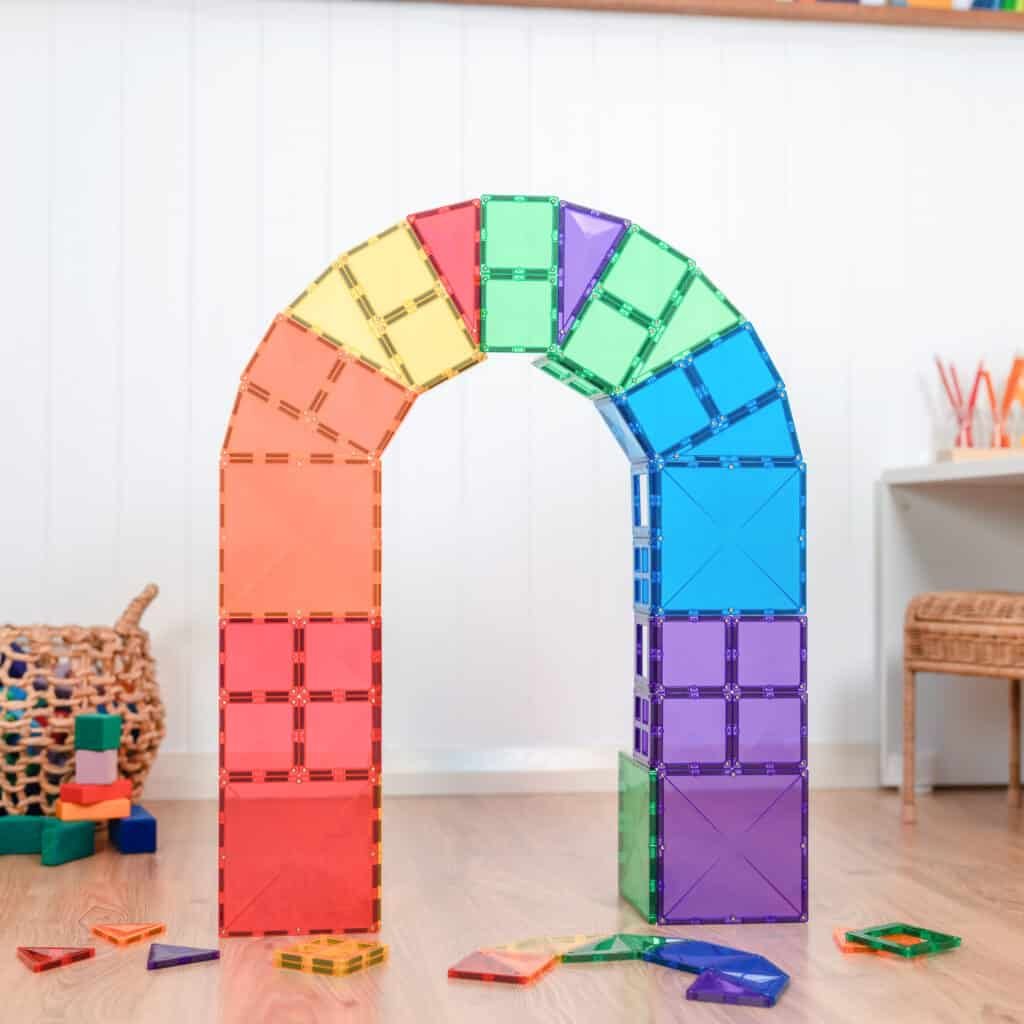 Magnetická stavebnice CONNETIX Rainbow Starter Pack 60 dílů | Stylové doplňky pro děti a ženy | Lavly.cz