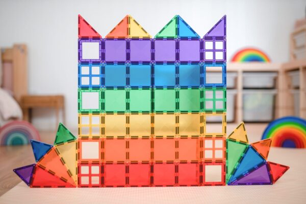 Magnetická stavebnice CONNETIX Rainbow Starter Pack 60 dílů | Stylové doplňky pro děti a ženy | Lavly.cz
