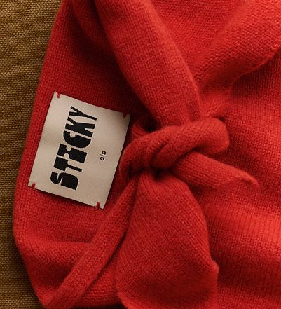 Merino šátek THE STICKY SIS CLUB Chilli | Lavly.cz