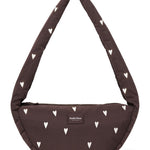 Mini crossbody taška STUDIO NOOS Brown Hearts Puffy | Lavly.cz
