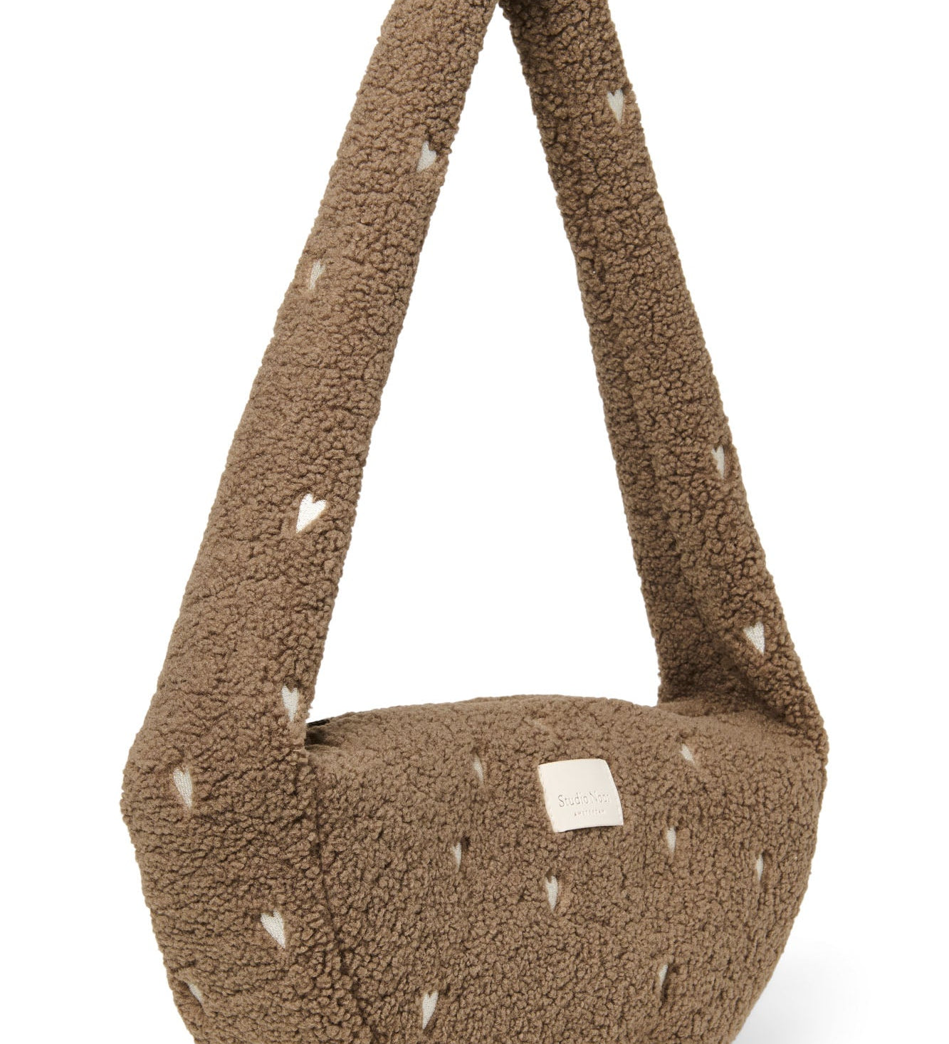 Mini crossbody taška STUDIO NOOS Brown Teddy Hearts | Stylové doplňky pro děti a ženy | Lavly.cz