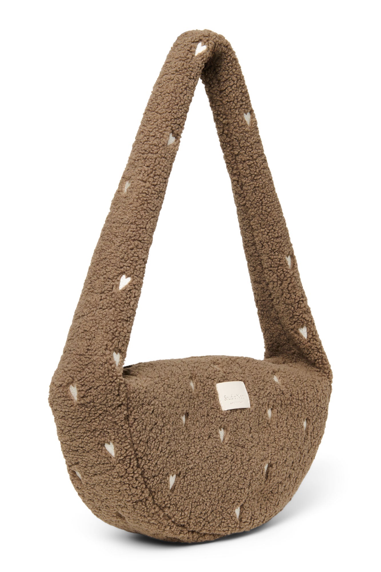 Mini crossbody taška STUDIO NOOS Brown Teddy Hearts | Stylové doplňky pro děti a ženy | Lavly.cz