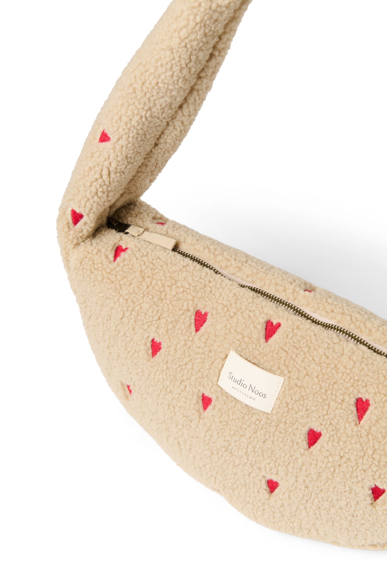 Mini crossbody taška STUDIO NOOS Ecru Teddy Hearts | Stylové doplňky pro děti a ženy | Lavly.cz