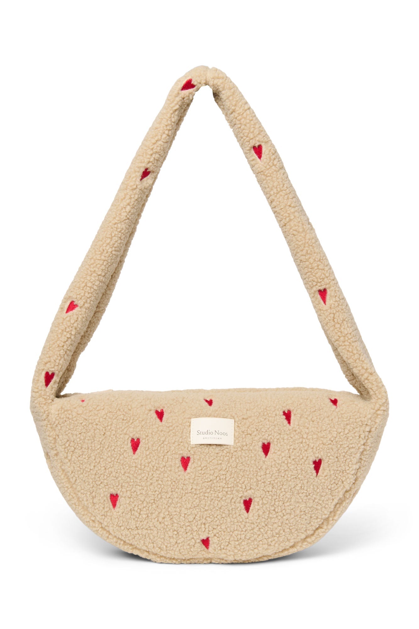 Mini crossbody taška STUDIO NOOS Ecru Teddy Hearts | Stylové doplňky pro děti a ženy | Lavly.cz