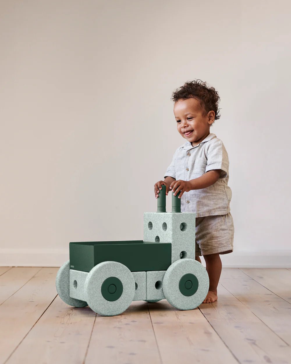 MODU Chodítko 3v1 Baby Walker Ocean Mint / Forest Green | Lavly.cz