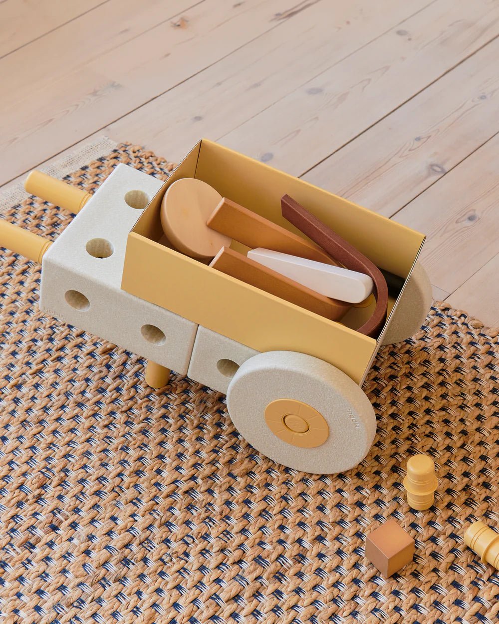 MODU Chodítko 3v1 Baby Walker Sand Grey / Honey Yellow | Lavly.cz