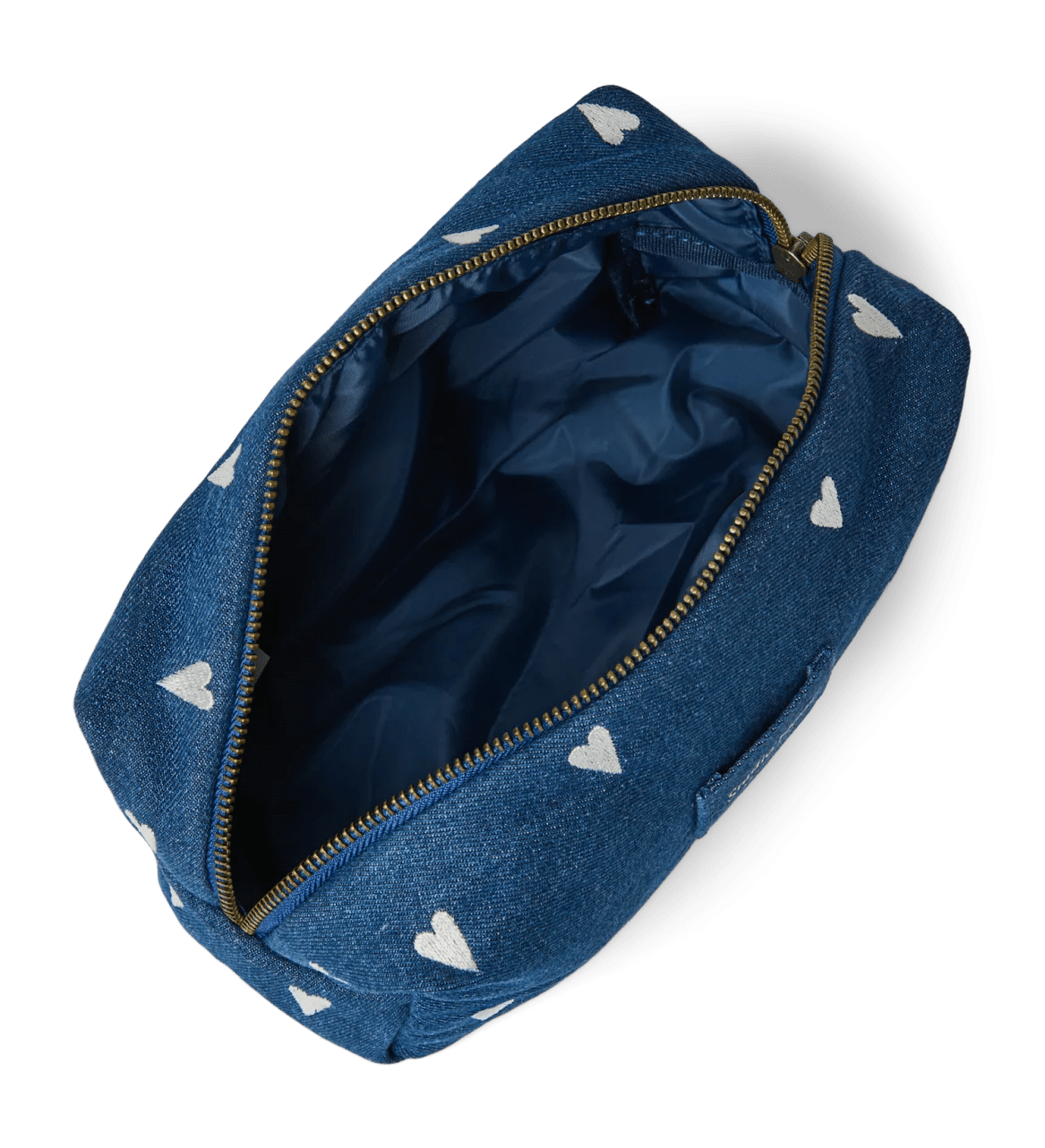 Multifunkční taška STUDIO NOOS Pouch Dark Blue White Hearts Denim | Lavly.cz