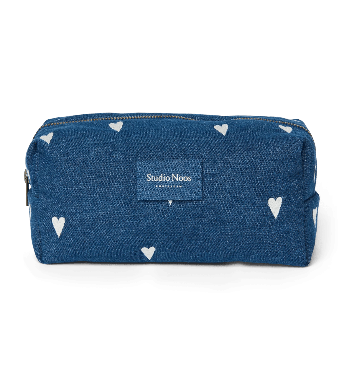 Multifunkční taška STUDIO NOOS Pouch Dark Blue White Hearts Denim | Lavly.cz