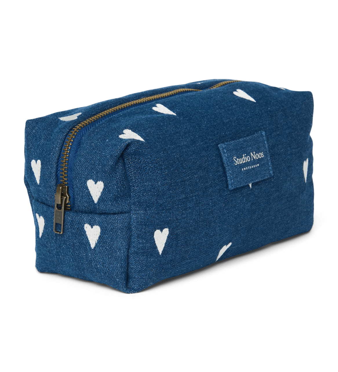 Multifunkční taška STUDIO NOOS Pouch Dark Blue White Hearts Denim | Lavly.cz