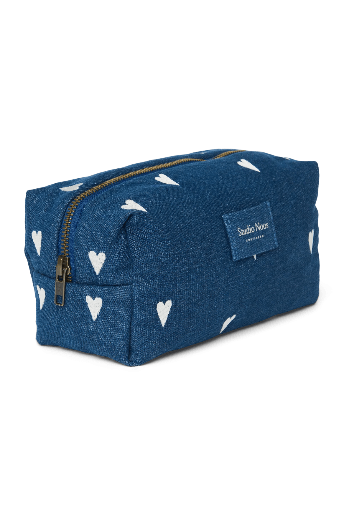 Multifunkční taška STUDIO NOOS Pouch Dark Blue White Hearts Denim | Lavly.cz