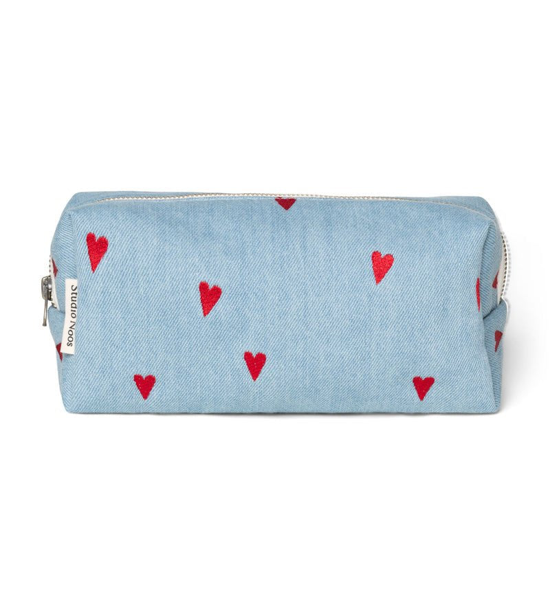 Multifunkční taška STUDIO NOOS Pouch Denim Hearts | Stylové doplňky pro děti a ženy | Lavly.cz