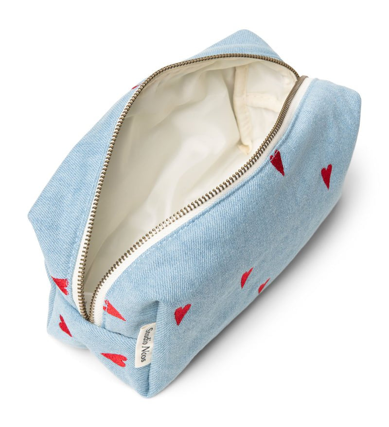 Multifunkční taška STUDIO NOOS Pouch Denim Hearts | Stylové doplňky pro děti a ženy | Lavly.cz