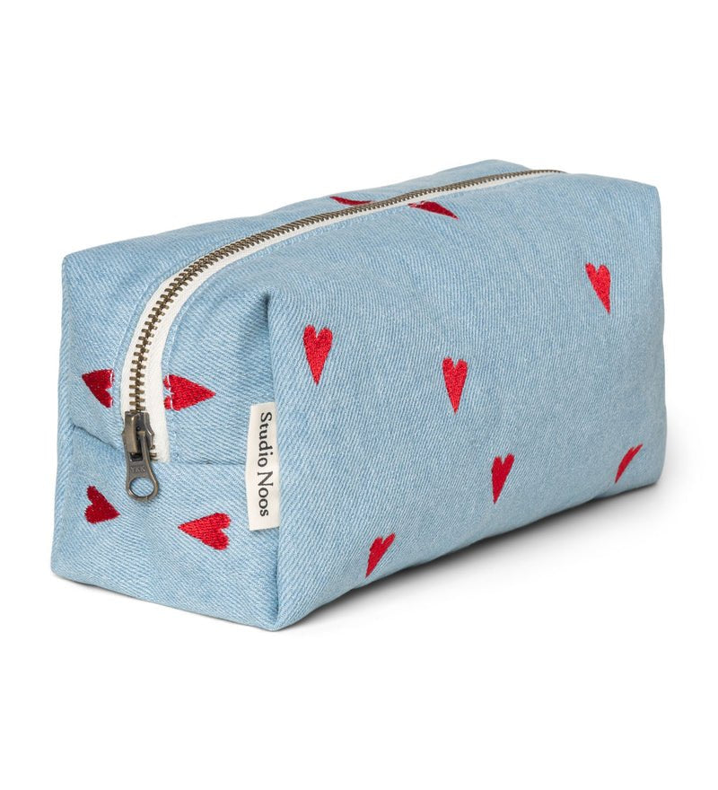 Multifunkční taška STUDIO NOOS Pouch Denim Hearts | Stylové doplňky pro děti a ženy | Lavly.cz