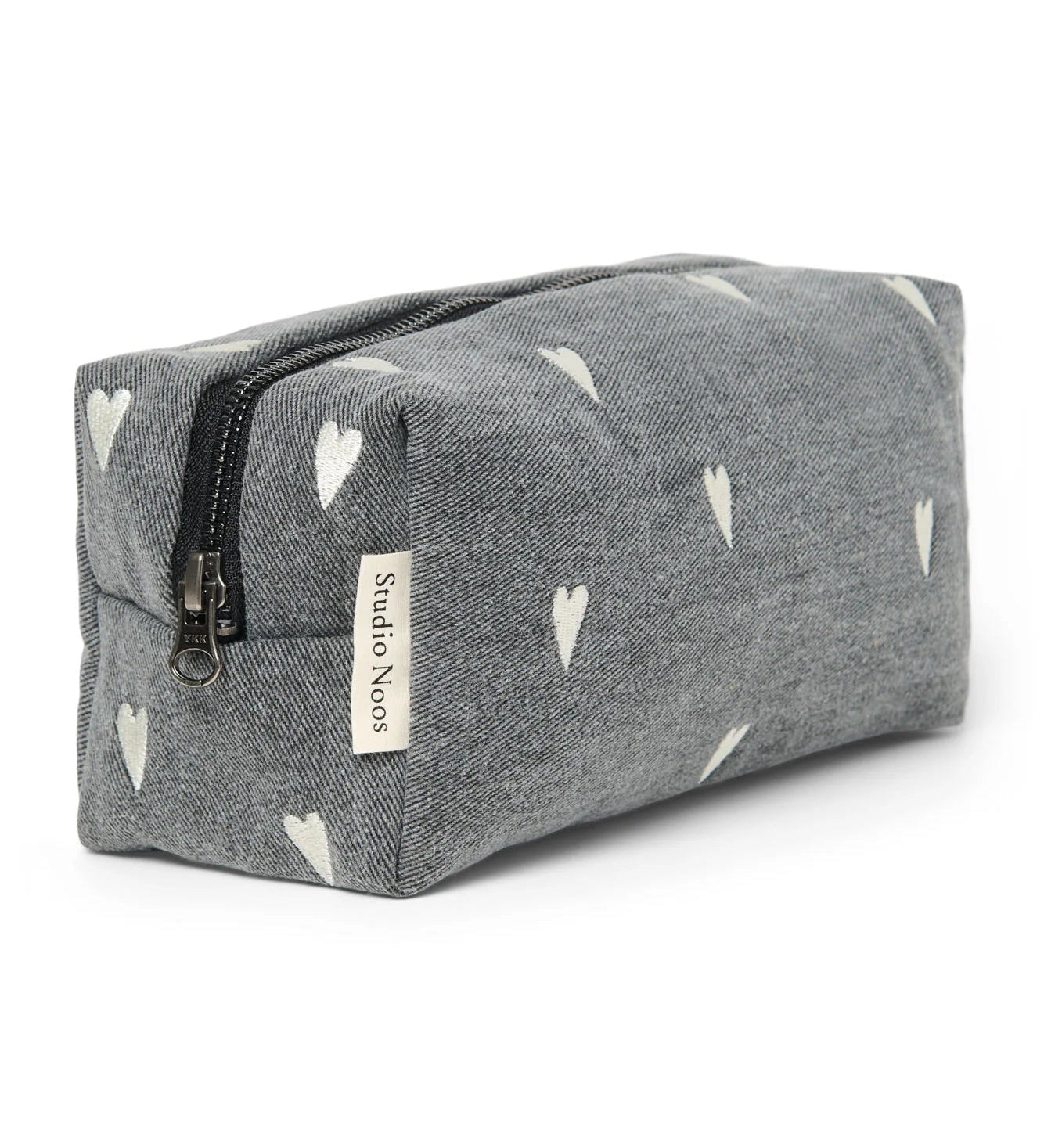 Multifunkční taška STUDIO NOOS Pouch Grey Denim Hearts | Lavly.cz