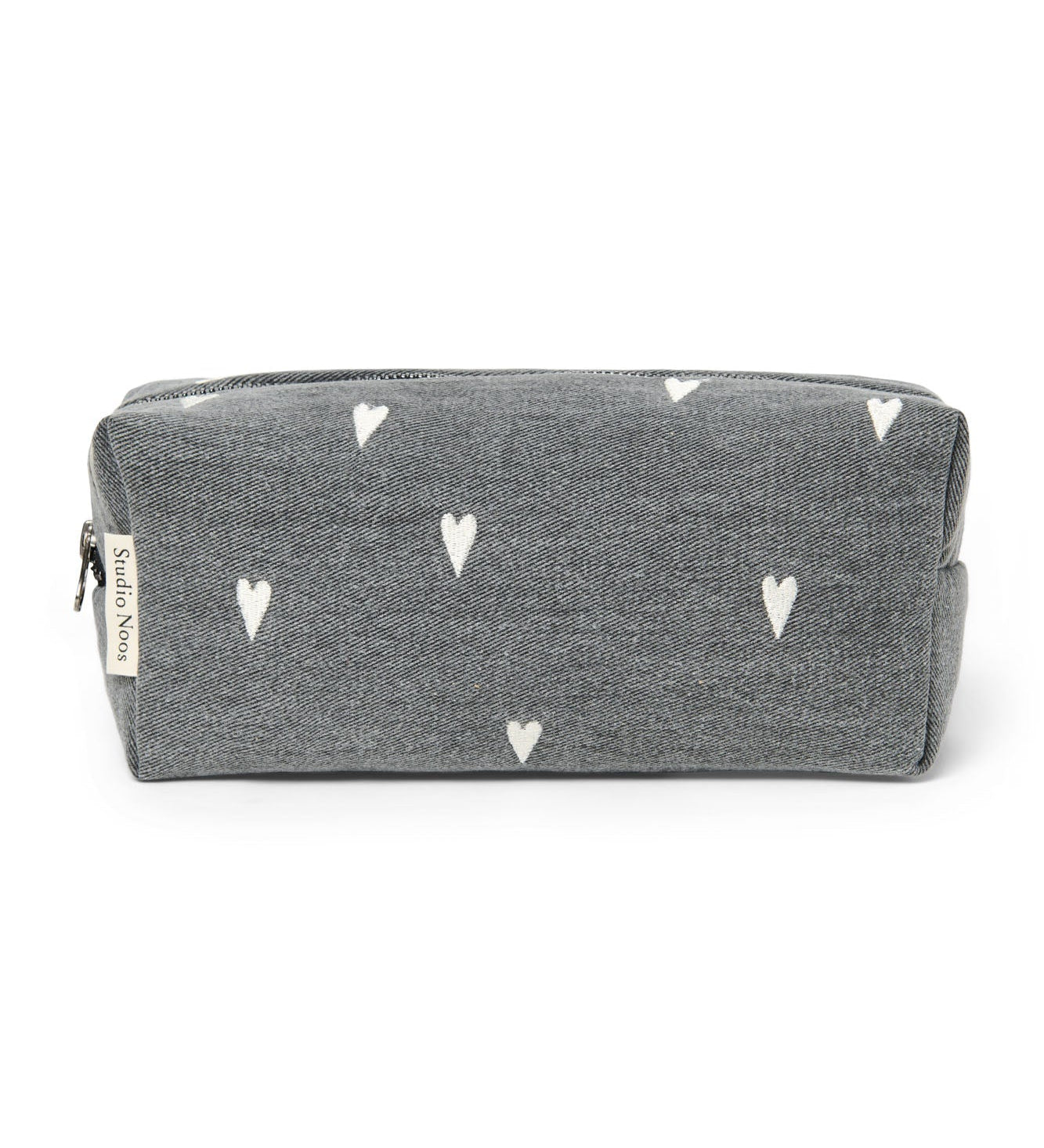 Multifunkční taška STUDIO NOOS Pouch Grey Denim Hearts | Lavly.cz