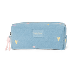 Multifunkční taška STUDIO NOOS Pouch Light Blue Hearts Denim | Lavly.cz