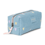 Multifunkční taška STUDIO NOOS Pouch Light Blue Hearts Denim | Lavly.cz