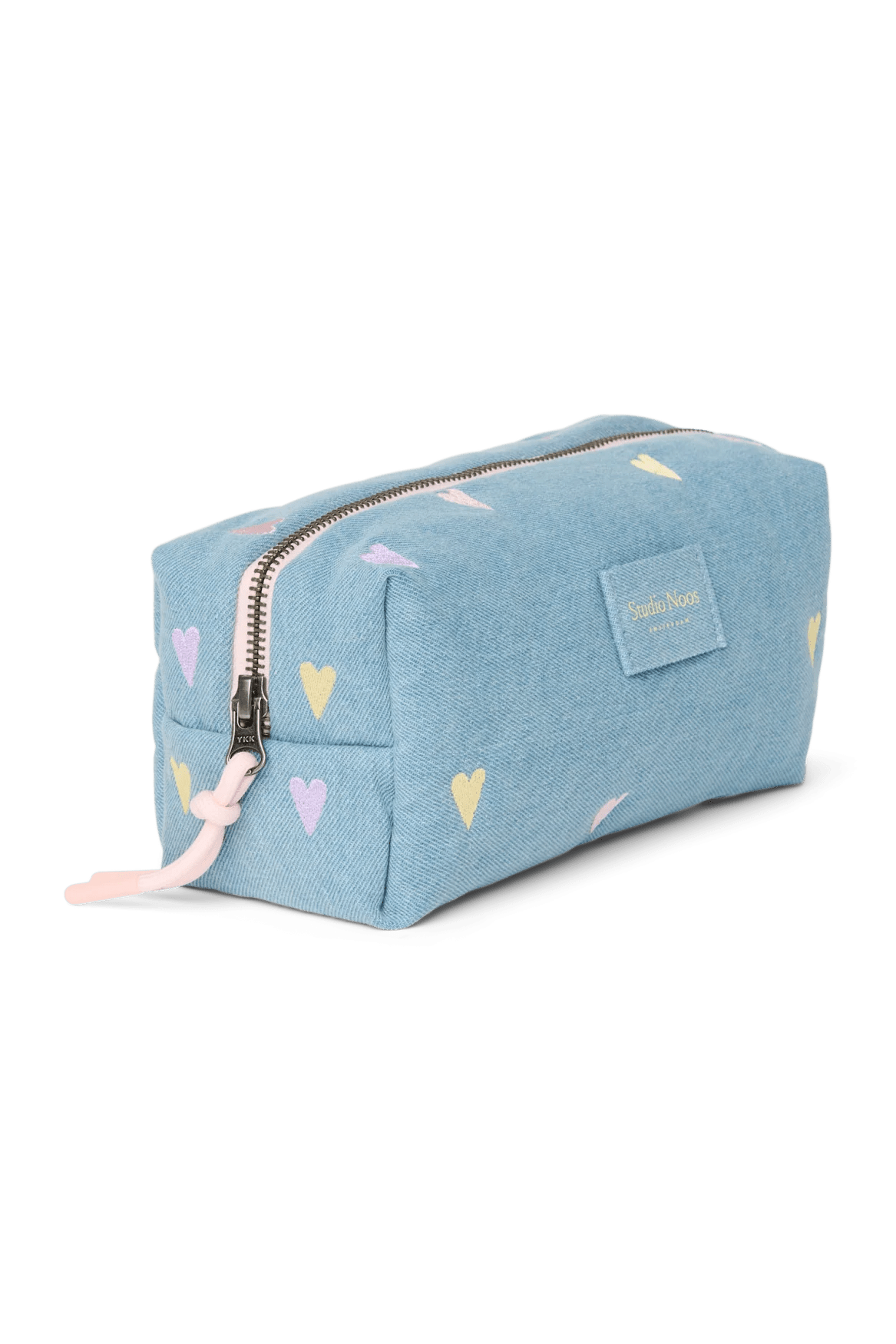 Multifunkční taška STUDIO NOOS Pouch Light Blue Hearts Denim | Lavly.cz