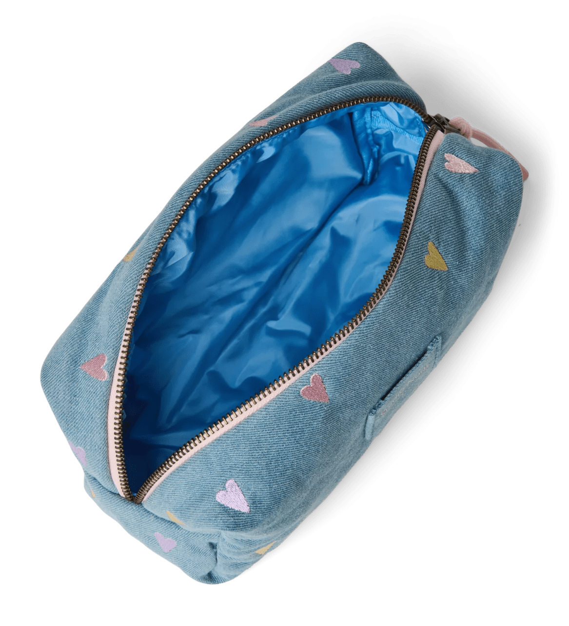 Multifunkční taška STUDIO NOOS Pouch Light Blue Hearts Denim | Lavly.cz