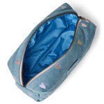 Multifunkční taška STUDIO NOOS Pouch Light Blue Hearts Denim | Lavly.cz