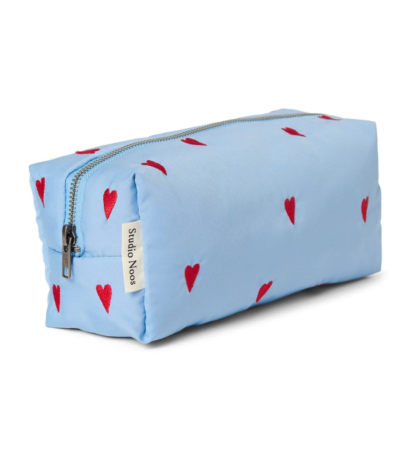 Multifunkční taška STUDIO NOOS Pouch Light Blue Hearts Puffy | Lavly.cz